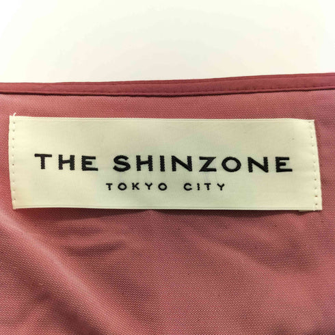 ザシンゾーン THE Shinzone ベロア ノースリーブ ワンピース レディース JPN:36