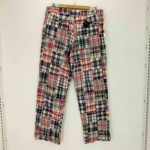 ジェイクルー J.CREW 90-00S パッチワークマドラスチェックパンツ メンズ 34
