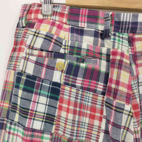 ジェイクルー J.CREW 90-00S パッチワークマドラスチェックパンツ メンズ 34