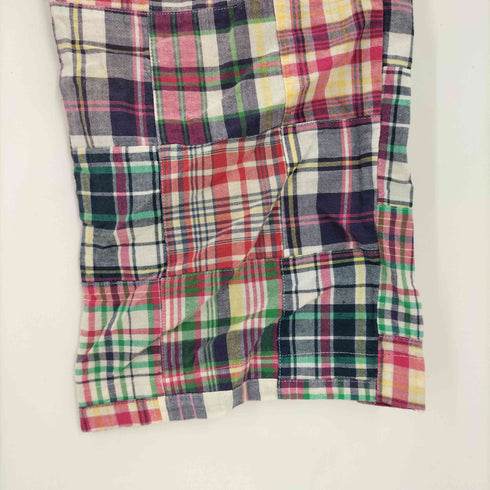 ジェイクルー J.CREW 90-00S パッチワークマドラスチェックパンツ メンズ 34