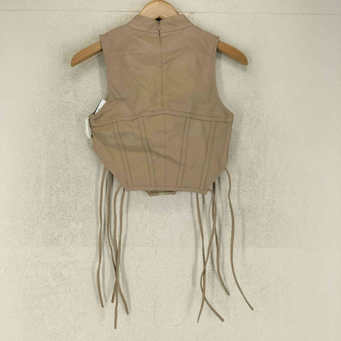 I.AM.GIA アイアムジーア フェイクレザー ベスト レディース import:XS