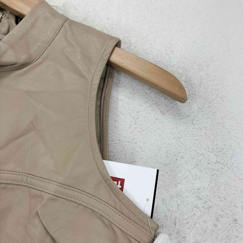 I.AM.GIA アイアムジーア フェイクレザー ベスト レディース import:XS
