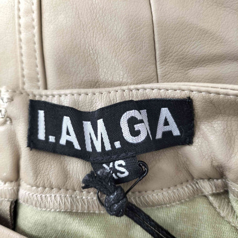 I.AM.GIA アイアムジーア フェイクレザー ベスト レディース import:XS