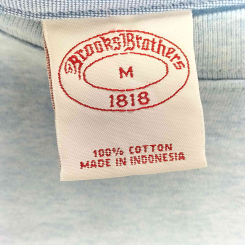 ブルックスブラザーズ BROOKS BROTHERS ロゴ刺繍 クルーネックTシャツ メンズ JPN:M