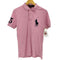 ポロラルフローレン POLO RALPH LAUREN 現行QRタグ CUSTOM SLIM FIT ビッグポニー ナンバリング刺繍 半袖ポロシャツ メンズ import:S