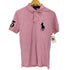 ポロラルフローレン POLO RALPH LAUREN 現行QRタグ CUSTOM SLIM FIT ビッグポニー ナンバリング刺繍 半袖ポロシャツ メンズ import:S