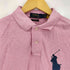 ポロラルフローレン POLO RALPH LAUREN 現行QRタグ CUSTOM SLIM FIT ビッグポニー ナンバリング刺繍 半袖ポロシャツ メンズ import:S