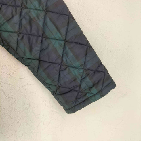 トラディショナルウェザーウェア Traditional Weatherwear ブラックウォッチ柄 中綿 キルティング フーデッドジャケット レディース 38