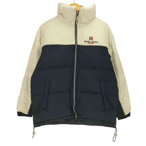 カールカナイ Karl Kani ツートン リップストップ 裾ドローコード ダウンジャケット メンズ 165-175