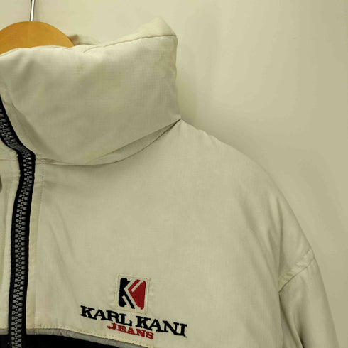 カールカナイ Karl Kani ツートン リップストップ 裾ドローコード ダウンジャケット メンズ 165-175