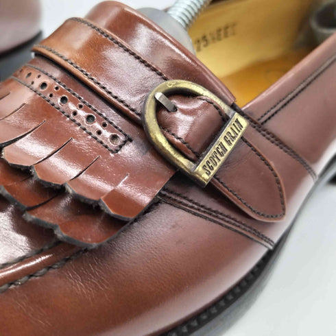 スコッチグレイン SCOTCH GRAIN HIROKAWA vibramソール キルトローファー メンズ 25.5