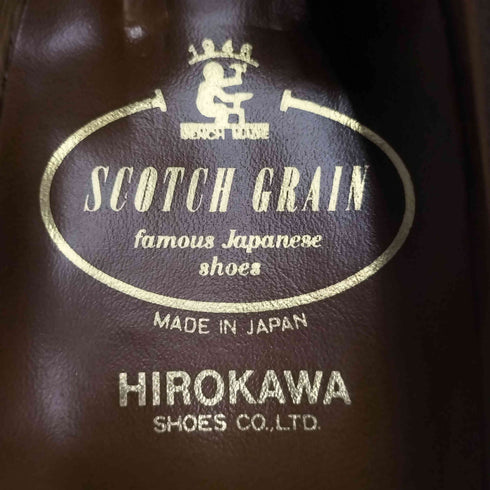スコッチグレイン SCOTCH GRAIN HIROKAWA vibramソール キルトローファー メンズ 25.5