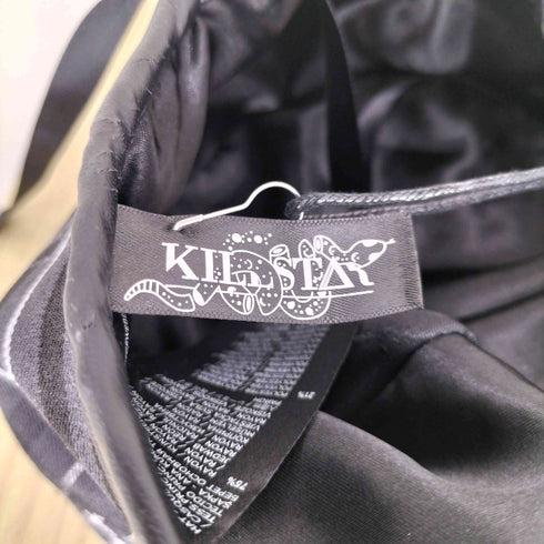 キルスター KILLSTAR Y2K スタッズ 星柄 チェック ベレー帽 レディース