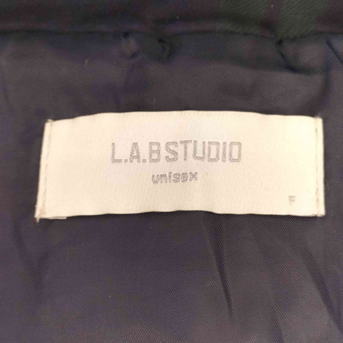 L.A.BSTUDIO ブラックウォッチ チェック ダウンジャケット レディース FREE