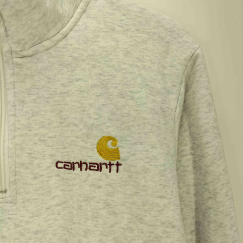 カーハートワークインプログレス Carhartt WIP Half Zip American Script Sweatshirt ハーフジップアメリカンスクリプトスウェットシャツ メンズ import:L