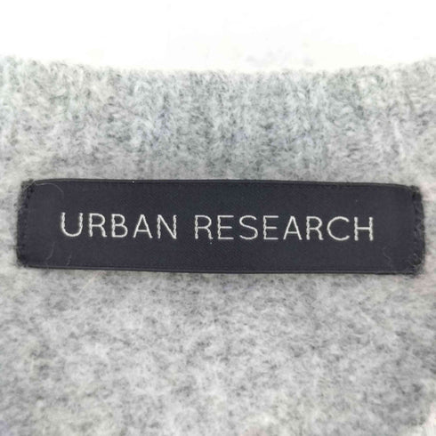 アーバンリサーチ URBAN RESEARCH カシミヤ混クルーネックニットプルオーバー レディース FREE