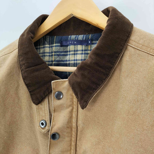 シーピーシーエム CPCM 25AW 襟コーデュロイ ワーク ジャケット メンズ JPN:M