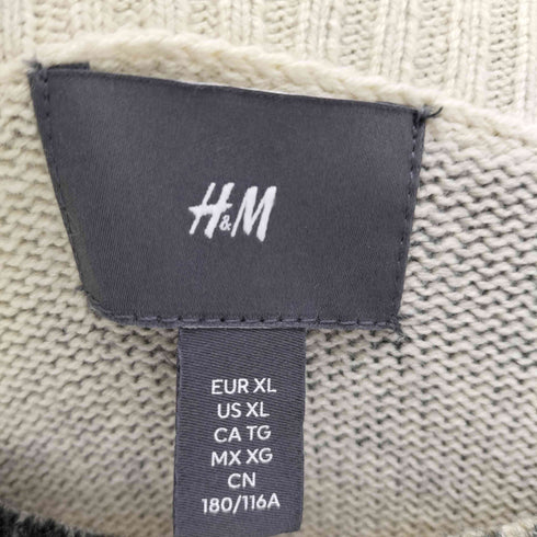 エイチアンドエム H&M グラデーション プルオーバーニット メンズ import:XL