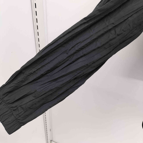 ザラ ZARA シワ加工 ノーカラー シャツジャケット レディース import:XS