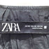 ザラ ZARA シワ加工 ノーカラー シャツジャケット レディース import:XS