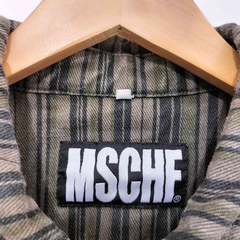 ミスチーフ MISCHIEF ストライプ クロップド デニム トラッカージャケット レディース JPN:M
