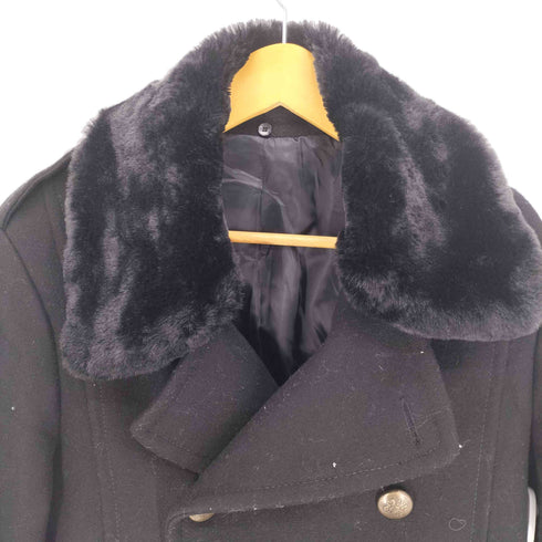 ザラ ZARA FABRICA TESSUTI ダブル チェスターコート レディース