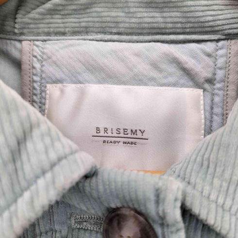 ブライズミー BRISEMY コーデュロイ比翼シャツジャケット レディース