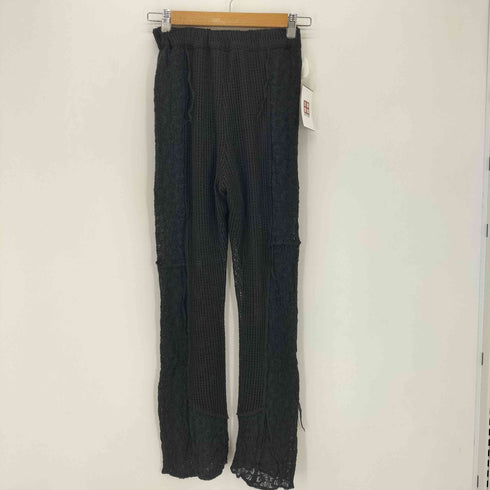メゾンスペシャル MAISON SPECIAL Mesh Combination Outseam Flare Pants メッシュコンビアウトシームフレアパンツ レディース 36