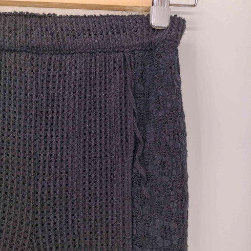 メゾンスペシャル MAISON SPECIAL Mesh Combination Outseam Flare Pants メッシュコンビアウトシームフレアパンツ レディース 36
