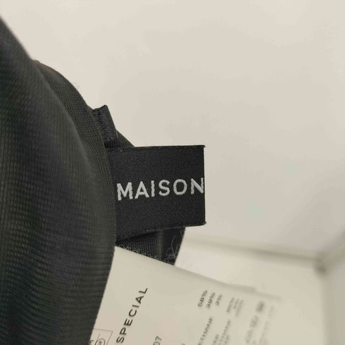 メゾンスペシャル MAISON SPECIAL Mesh Combination Outseam Flare Pants メッシュコンビアウトシームフレアパンツ レディース 36