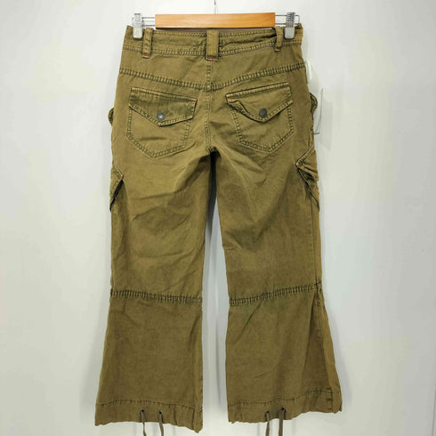 ディーゼル DIESEL 00s ダメージ加工 裾ドローコード フレア カーゴパンツ Y2K レディース 25