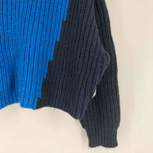 ザラ ZARA カラー切替え ニットセーター レディース import:M