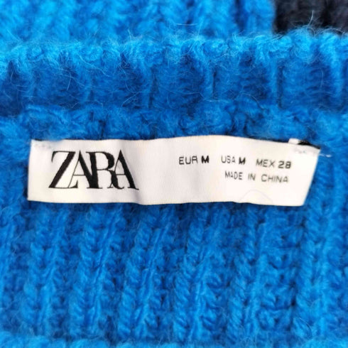 ザラ ZARA カラー切替え ニットセーター レディース import:M