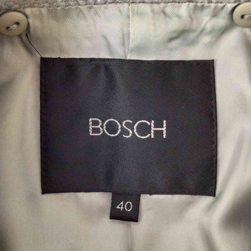 ボッシュ BOSCH カシミア混 ウール ステンカラーコート レディース EUR:40