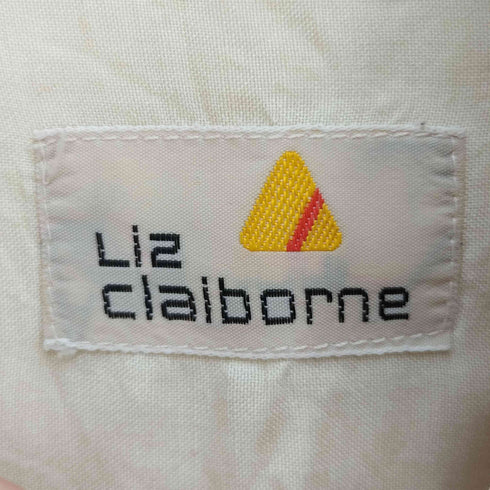 リズクレイボーン LIZ Claiborne 90s ダブルカフスボタン ピンタック シルク100% L/S ドレスシャツ メンズ 8