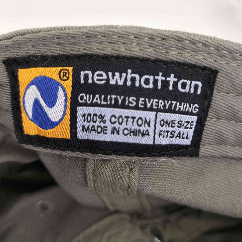 ニューハッタン NEWHATTAN 刺繍デザイン 6パネル キャップ メンズ