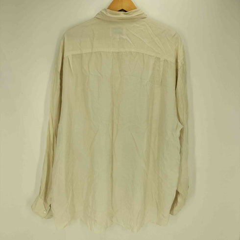 VINCI TRADITION シルク100% フラップポケット ボタンダウン L/S シャツ メンズ import:XXL