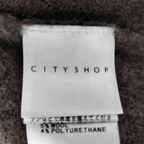 シティショップ CITYSHOP BRUSHING KNITVEST レディース