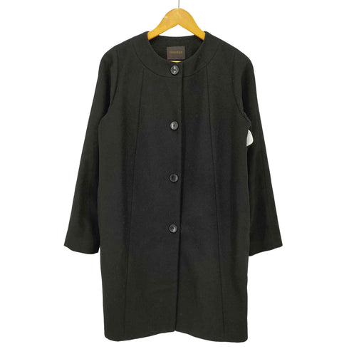 トゥモローランドコレクション TOMORROWLAND collection カシミア混 ノーカラー コート レディース EUR:42