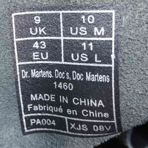 ドクターマーチン Dr.Martens 8Hole 8ホール ブーツ メンズ UK:9