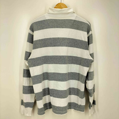 ジェイクルー J.CREW ボーダー ラガー シャツ メンズ import:L