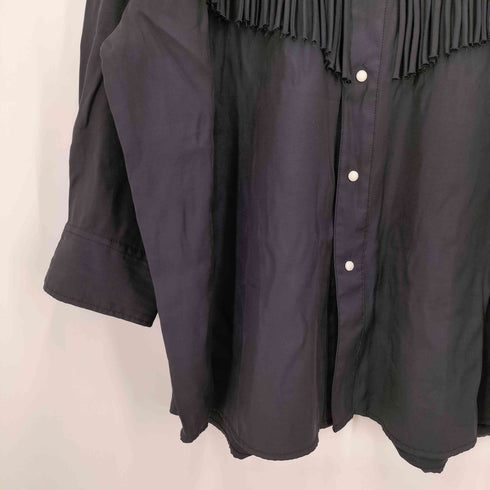 マウジー moussy FRINGE OVER フリンジ オーバー シャツ レディース FREE