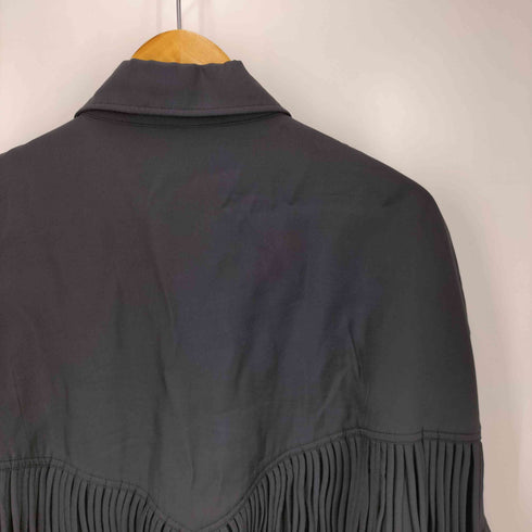 マウジー moussy FRINGE OVER フリンジ オーバー シャツ レディース FREE