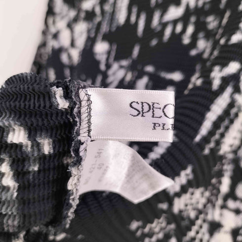 スペッシオ SPECCHIO 総柄 ノースリーブ プリーツ ブラウス レディース JPN:40