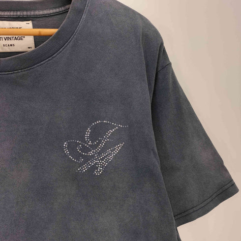 ビームス BEAMS FUTURE ARCHIVE ANTI VINTAGE FADE RHINE STONE T-SHIRTS メンズ