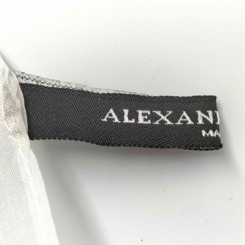 アレキサンダーマックイーン Alexander McQueen イタリア製 スカル シルク スカーフ Y2K メンズ