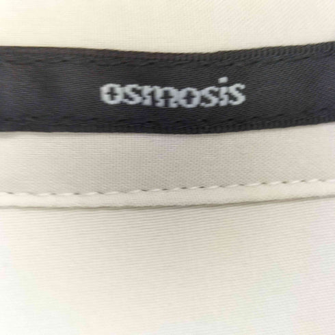 オズモーシス OSMOSIS リブ切替ブラウス レディース ONE SIZE