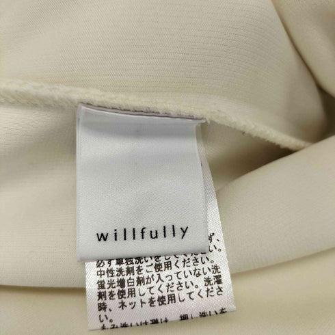 ウィルフリー willfully クロップドレイヤードスウェット レディース ONE SIZE