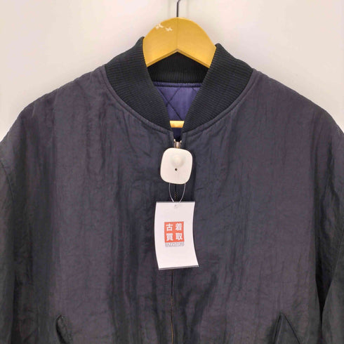 ジュンメン JUN MEN 80s アーカイヴ バック刺繍 裏地キルティング ナイロン ボンバージャケット メンズ M