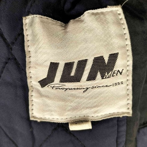 ジュンメン JUN MEN 80s アーカイヴ バック刺繍 裏地キルティング ナイロン ボンバージャケット メンズ M